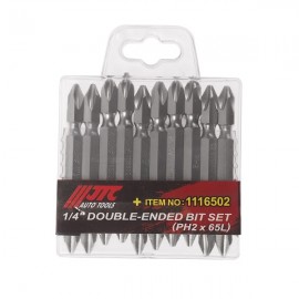Набор бит двухсторонних PH2х 65мм, 10шт.