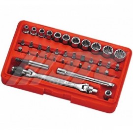 Набор головок и бит (SL,PH,HX,TORX) под 1/4&quot; (38 ед.).