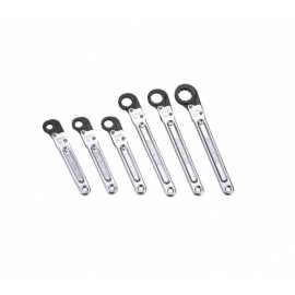 Набор ключей 12 гранных раскрывающихся с трещоткой 6шт (10-22мм), JTC 3322S 