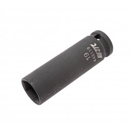 Головка ударная глубокая 1/2" 6гр.19мм. L 82мм (тонкостенная)