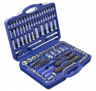 Набор головок и принадлежностей 1/2" + 3/8" + 1/4", 150 предметов