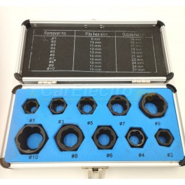 A set of heads for lapped edges 9-19mm