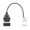 Переходник OBD2-12pin для диагностики Tesla