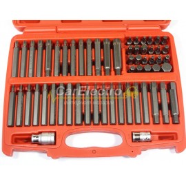 Набор битов TORX,HEX,SPLINE 58ед. JTC 3509.