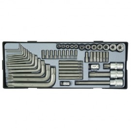 Набор инструмента Torx 52 пр. (FORCE T3521) в ложементе