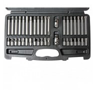 Набор бит TORX, HEX, SPLINE 40ед. (черный). 3965 JTC