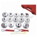 Набор съемников масляного фильтра стальных 16ед.