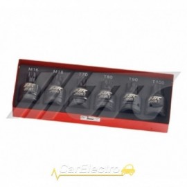 Набор головок ударных TORX T70,T80,T90,T100, SPLINE M16,M18 3/4&quot; 6ед.