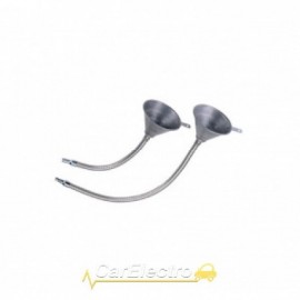 Воронка с гибким наконечником металическая 630мм