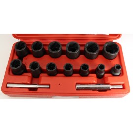 Набор головок для поврежденных гаек и болтов JTC 1321S