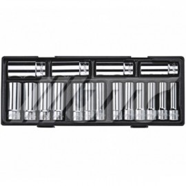 Набор головок глубоких 10-32мм., 1/2", 12-гр. 17ед.