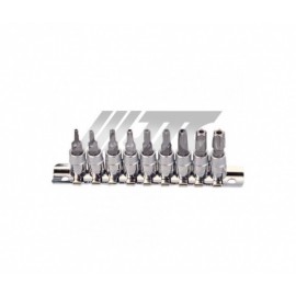 Набор головок с насадкой TORX 5-граней 1/4&quot; 9ед.