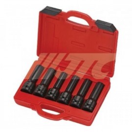 Набор головок ударных TORX E18, E20, E22, E24, 17мм, 19мм  3/4&quot; 6ед.