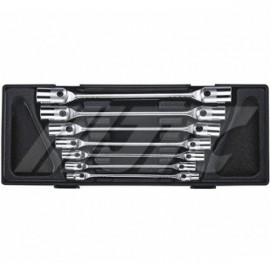 Набор ключей торцевых 6-19мм. с шарниром 7ед.